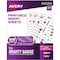 The Mighty Badge Insert, Badge, Lsr, Clr, 100Pk AVE71210 - alternate 1